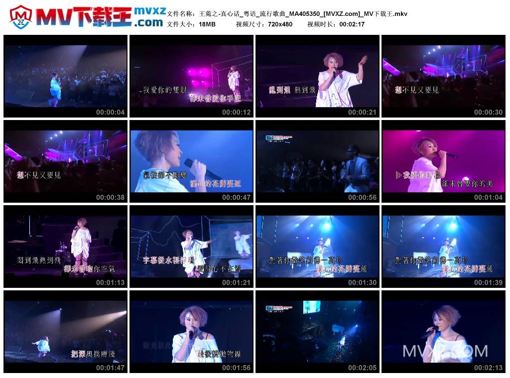 王菀之-真心话_粤语_流行歌曲_MA405350